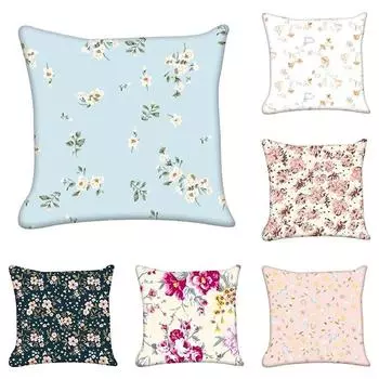 45x45 см современная акварель наволочка с цветочным принтом гостиная диван офисное сиденье автомобиля наволочка домашний декор оптовая продажа 40x40cm