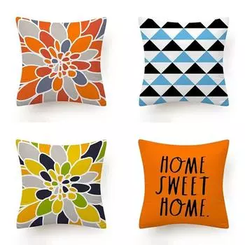 45x45 см современная геометрическая наволочка для гостиной, дивана, офиса, поясничная подушка, украшение для дома автомобиля 40x40cm