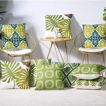 45x45 см вышитая наволочка офисная подушка подушка вышитая наволочка диванная подушка фестиваль лодок-драконов подушка основная талия без сердцевины 45x45cm single pillowcase