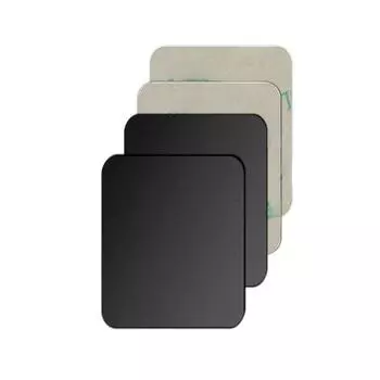 45x65 мм 38x50 мм Черный поцарапанный металлический железный лист Держатель для мобильного телефона Магнитный лист Автомобильный держатель для мобильного телефона 45x65mm