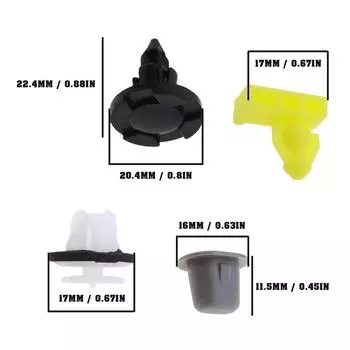 45x Fender Flare Wheel Well Opening Moulding Clips Retainer For Nissan Infiniti