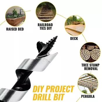 460 мм спиральные сверла HSS 8/10/12/14/16/18/20/22/28/32 мм центральное сверло из стали по металлу для рассверливания замков деревянных дверей инструменты для деревообработки 8 mm&460 mm