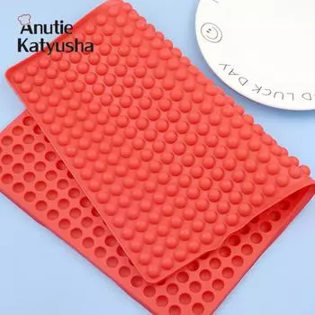 468 отверстий, круглая бумага для выпечки, силиконовая подставка для столовых приборов, микроволновая печь, кухонный инструмент для слива масла красный