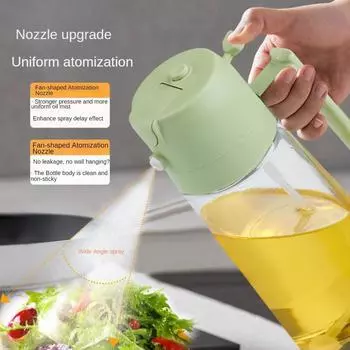 470 мл стеклянный флакон-распылитель для масла, кухонный флакон-распылитель 2 в 1, распылитель для уксуса, соуса, барбекю, выпечки, пикника, кухонных принадлежностей