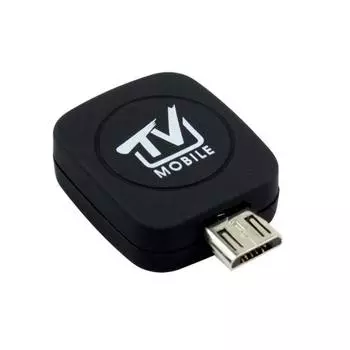 474 - 858 МГц DVB-T ТВ-приемник 75 Ом цифровой ТВ-антенный вход Micro USB 2.0 ТВ-тюнер для Android мобильного телефона планшета чёрный