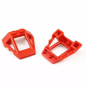 47758 Детали строительных блоков из мелкой мозаики, совместимые с рамкой лобового стекла 4X4, стойками стабилизатора поперечной устойчивости 1 piece