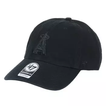 47 Brand 47 Cap Angels Cleanup Logo CLEAN UP CAP LADIES Hat Low Cap Major League Black x Black Free Size Men s Women s MEN s [Товар]