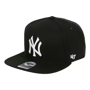 47 Brand Cap MLB Sure Shot Captain Hat Forty Seven Snapback Major League American League Yankees Black Free Size Mens Womens [Товар]