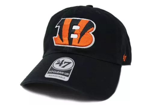 47 Brand Seven Cap 47 CLEAN UP NFL CINCINNATI BENGALS Cincinnati Bengals Свободный размер (Сорок Брендов)