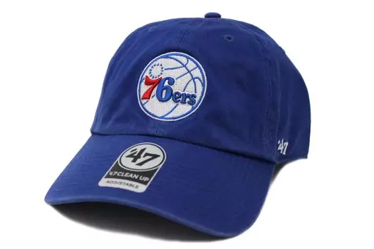 47 Brand Seven Cap 47 CLEAN UP NBA Eastern Conference Philadelphia 76ers Philadelphia 76ers Free Size (Сорок Брендов)