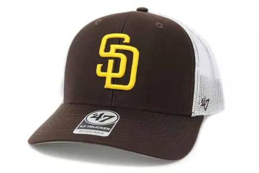 47 Brand Seven Mesh Cap 47 TRUCKER MLB National League San Diego Padres Free Size (Сорок Брендов)