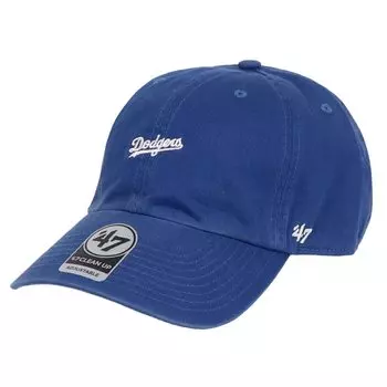 47 Cap Cleanup Base Runner Script Mini Logo Hat Forty Seven Dad Hat Unisex Dodgers Blue Men s Women s [Товар]