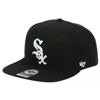 47 Cap MLB Sure Shot Captain Hat Forty Seven Snapback Major League American League White Sox Black Men s Women s [Предмет]