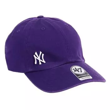 47 Clean Up Low Cap Mini Logo CLEAN UP Chibi Logo Hat Cap New York Yankees NY Фиолетовый Свободный размер [47 Brand] Мужская Женская B-SUSPC17GWS-PP