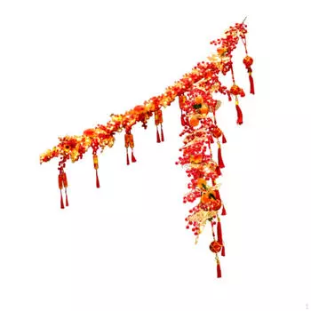 47-дюймовая китайская новогодняя лестница, подвесная гирлянда для декора фермерского дома, приветственный знак