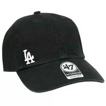 47 Forty Seven Clean Up Low Cap Unisex Mini Logo CLEAN UP MLB Chibi Logo Hat Cap Cap Dodgers Black Men s Women s