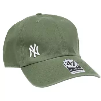 47 Forty Seven Clean Up Low Cap Unisex Mini Logo CLEAN UP MLB Chibi Logo Hat Cap Yankees Moss Men s Women s