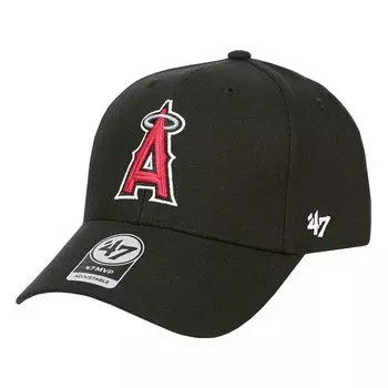 47 Кепка Major League Baseball MVP Кепка Brand MLB Logo Street Unisex Los Angeles Angels Black Men s Women s