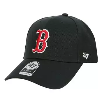 47 Кепка MVP Высшей лиги бейсбола Бренд MLB Логотип Street Унисекс Boston Red Sox Navy Navy Мужская Женская [Товар]