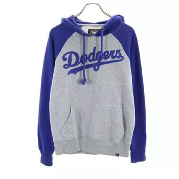 47 Long sleeve hood Parker XS Gray Brushed back sweatshirt Men s Used