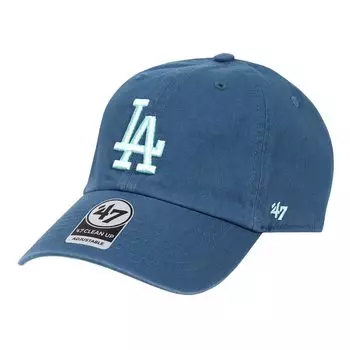 47 Seven Cap Dodgers Cleanup LA Logo CLEAN UP CAP МУЖСКАЯ ЖЕНСКАЯ Кепка Низкая кепка MLB LOS ANGELES DODGERS Ball Park Timber Blue Свободный размер [Forty Brand] Мужская