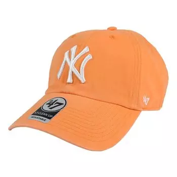47 Seven Cap Yankees Cleanup CLEAN UP NY Logo CAP Hat Low Cap MLB NEW YORK YANKEES Mango Orange Free Size [Forty Brand] Мужская Женская