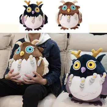 47 см WOW Moonkin Детеныш плюшевых игрушек, мультяшные мягкие игрушки, Альянс Орда, Warcraft Moonkin, подарок на день рождения 47cm коричневый
