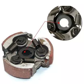 47Cc 49Cc Центробежная накладка сцепления Mini Moto Quad Dirt Bike Atv 3 Shoe Spring