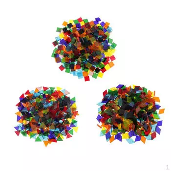 480 г различных цветов ромба из стекловидного стекла мозаика Tessera для изготовления