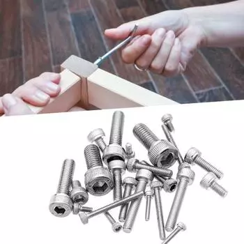 480 шт. M2/M2,5/M3, винты с шестигранной головкой из нержавеющей стали, болты, гайки, комплект для электроприборов