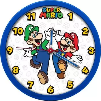 4816 Настенные часы Super Mario, диаметр 25 см, настенные часы [Товар]