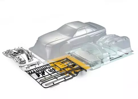 48626 Nissan Skyline BNR34 Прозрачный кузов [Killerbody] 1/10 GT-R
