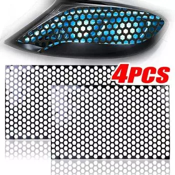 48*30 см наклейки на автомобильные соты, разрезаемые сотовые наклейки на задние фонари автомобиля, аксессуары для модификации автомобильных задних фонарей 1pcs