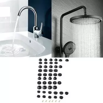 48/58 шт. резиновые кольца для прокладок для шлангов, уплотнительные кольца для шлангов, резиновые шайбы для душевых шлангов, шайбы для соединения кранов A