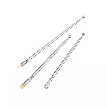 48/64 см 6-секционная металлическая полноканальная AM FM радиотелескопическая антенна вращающаяся на 360 градусов Aeial as the picture