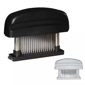 48 Blades Needle Meat Tenderizer Stainless Steel Knife Meat Beaf Steak Mallet Meat Tenderizer Hammer Pounder Cooking Tools чёрный