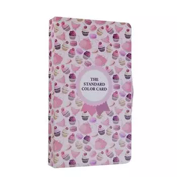 48 цветов гель-лак для ногтей цветная карта диаграмма пустой дисплей книга маникюрный художественный инструмент