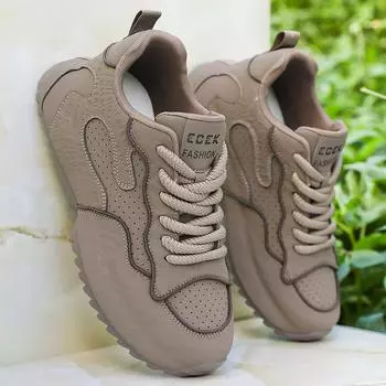 48 large size for autumn men s shoes 2025 new men s leather surface breathable height increase sports comfortable casual shoes 39