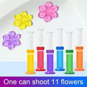 48 мл, 11 шт., гель для туалета, 6 ароматов, удаление пятен, освежитель воздуха, форма цветка, очиститель для унитаза, штамп, принадлежности для ванной комнаты Rose