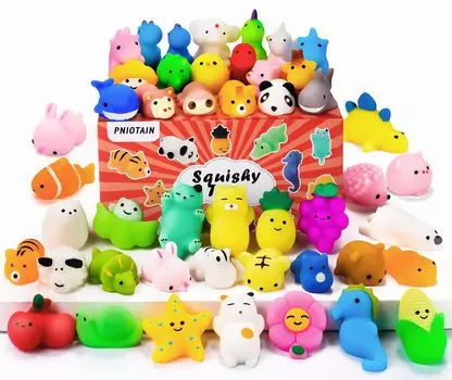 48 предметов Мягкая игрушка Животное Товары для снятия стресса Мягкая игрушка Набор наполнитель для праздничных сумок Успокаивающие товары Приз Мягкая игрушка Животное Милое Убийство Время Память