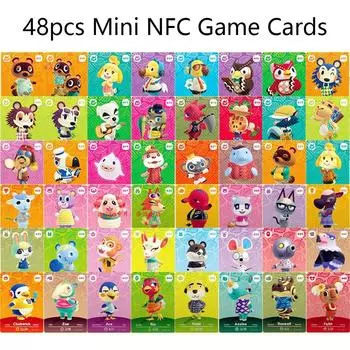 48 шт., игровые карты Animal Crossing Series 5 Mini NFC для переключателя NS