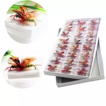 48 шт./лот, различные сухие нахлыстовые приманки, крючки для карпа, форели, лосося, приманки для ловли нахлыстом, снасти для рыбалки нахлыстом