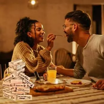 48 шт./набор взрослых строительных блоков падающая башня свидание вечер пара мероприятия деревянные