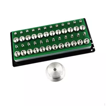 48 шт., штампы для отверстий в часах, ювелирные изделия, сменный инструмент для начинающих, принадлежности для часовщиков, удобные