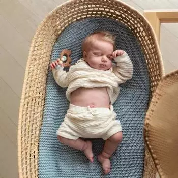 48 см имитация перерождения куклы Loulou полностью клеевая детская игрушка реборн кукла белый