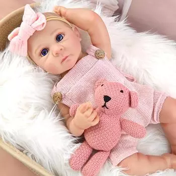 48 см мягкая силиконовая виниловая имитационная кукла с расписанными вручную волосами кукла-реборн игрушка для купания ребенка девочка принцесса рождественский подарок