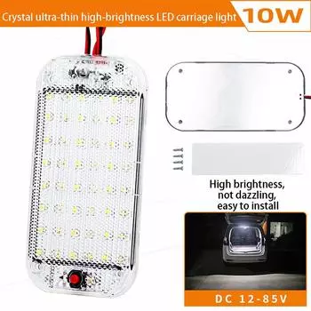 48 светодиодных панелей для салона автомобиля, лампа для чтения, высокая яркость, освещение кабины