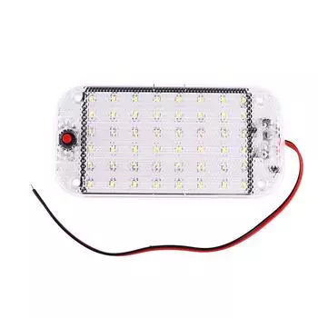 48 светодиодных панелей для салона автомобиля, лампа для чтения, высокая яркость, освещение кабины