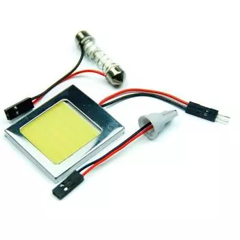 48 светодиодов SMD COB Светодиодная панель автомобиля Внутренняя комната Купол Автомобильная лампочка Лампа