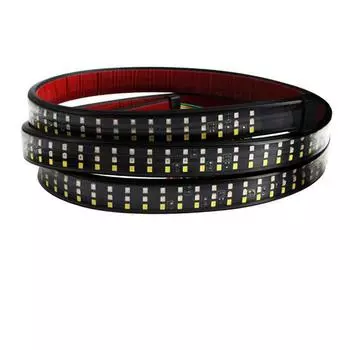 48 Трехрядная 450 LED 3 цвета Задняя светодиодная планка с динамическим указателем поворота и функцией тормоза/ДХО